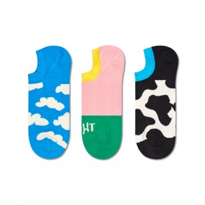 3-Pack Summer Day No Show Sock