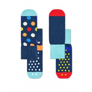 2-Pack Kids Big Dot Anti-Slip Socks