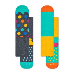 Kids 2-Pack Big Dot Anti-Slip Socks